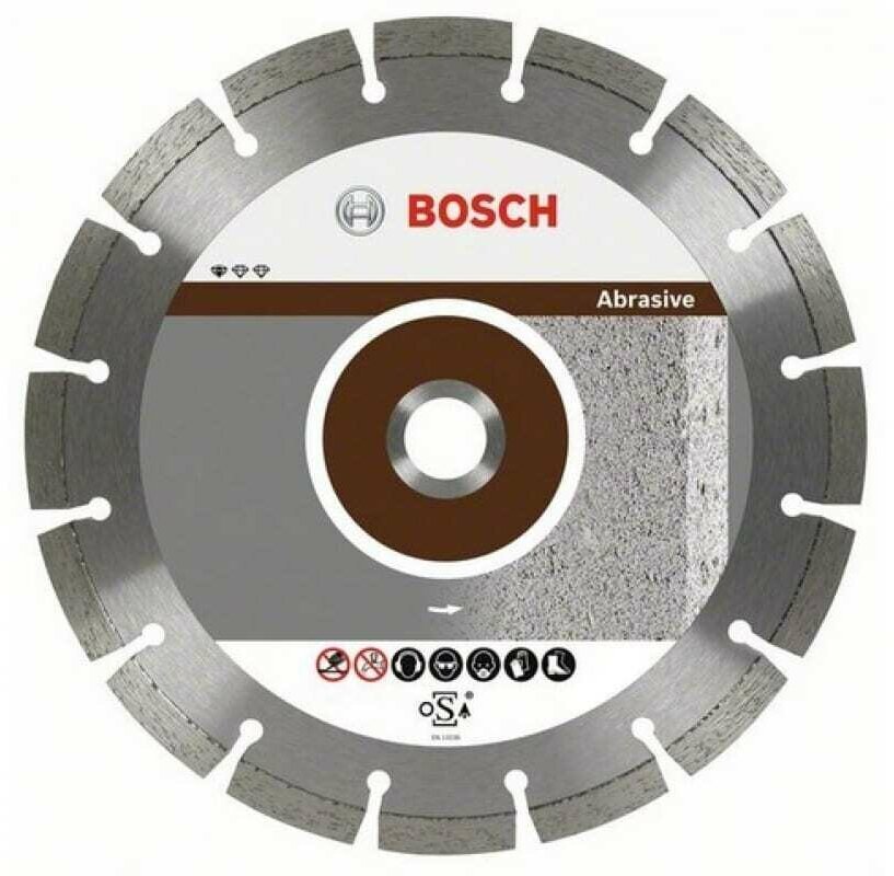 Диск алмазный отрезной Professional for Abrasive (125х22.2 мм) для УШМ Bosch 2608602616