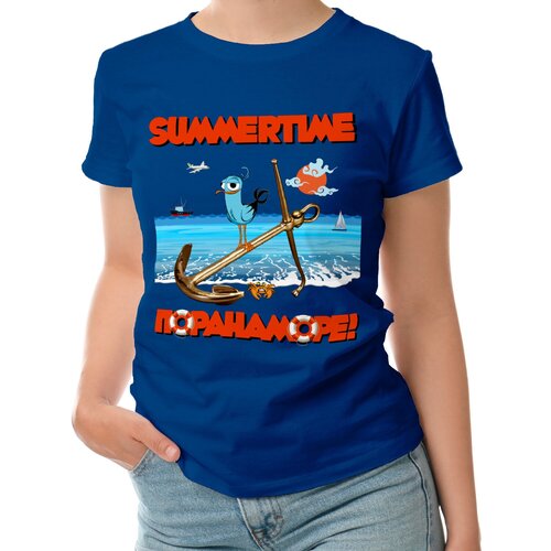 фото Футболка roly, размер 2xl, синий