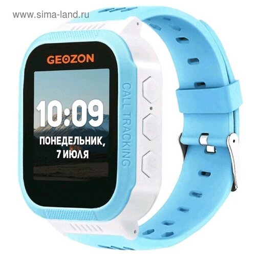 Смарт-часы GEOZON CLASSIC 144 TFT IP54 GPS Android iOS голубые 264600₽