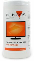 Салфетки для ЖК-экранов в банке Konoos KBF-100ECO