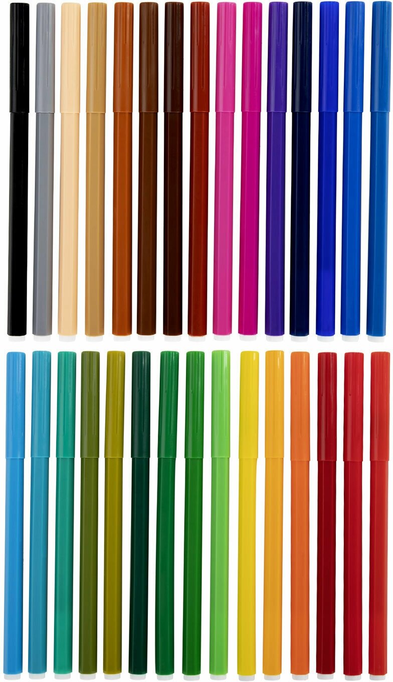 Фломастеры Centropen Пингвины 30 цв. - фото №6