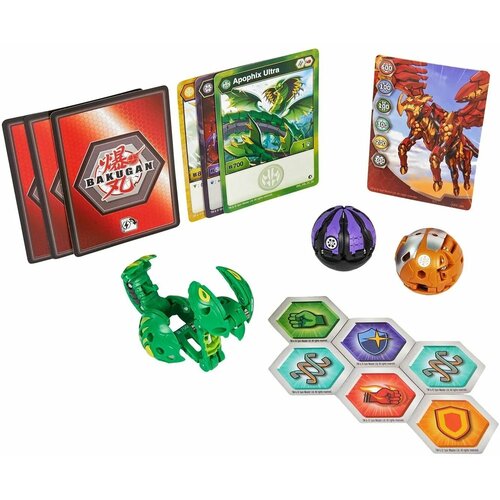 Набор игровой Bakugan S3 стартовый, Apophix, Auratoa, Harperion 6061567/20135566