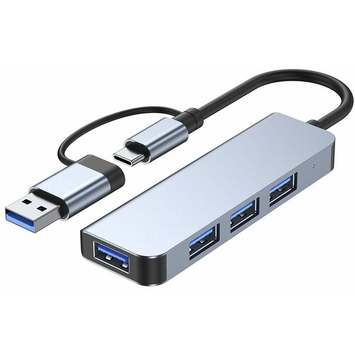 USB HUB разветвитель 4в1 для компьютера Mivo MH-4011