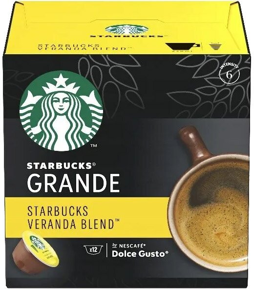 Кофе в капсулах Starbucks Grande Veranda Blend 36 капсул (12 шт х 3 уп) для кофемашин Nescafe Dolce Gusto - фотография № 2