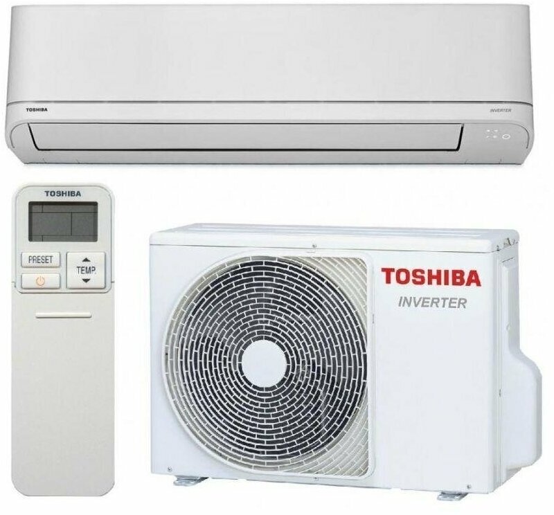 Сплит-система Toshiba RAS-13U2KV-EE / RAS-13U2AV-EE, белый - фотография № 12