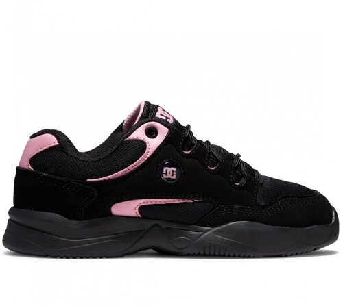 Кроссовки DC Shoes, демисезон/лето, натуральная кожа, полнота B, размер 7, черный, розовый