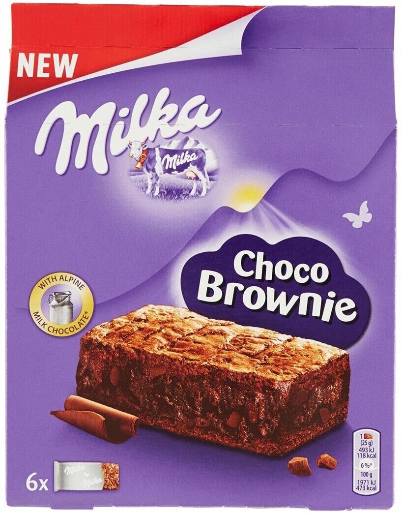 Пирожное Milka Choco Brownie, 150 г, 6 шт. в уп. - фотография № 12