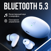 Беспроводные наушники Bluetooth с микрофоном, AMFOX, A33, беспроводные наушники tws, гарнитура для телефона, белые