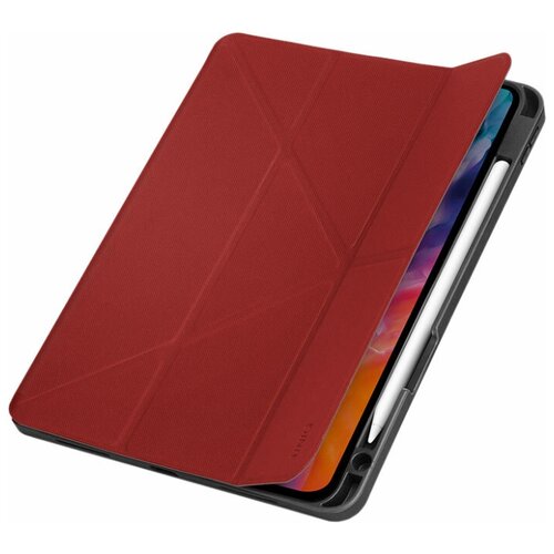 Чехол Uniq для iPad Air 10.9 (2020) Transforma Rigor Anti-microbial с отсеком для стилуса Red