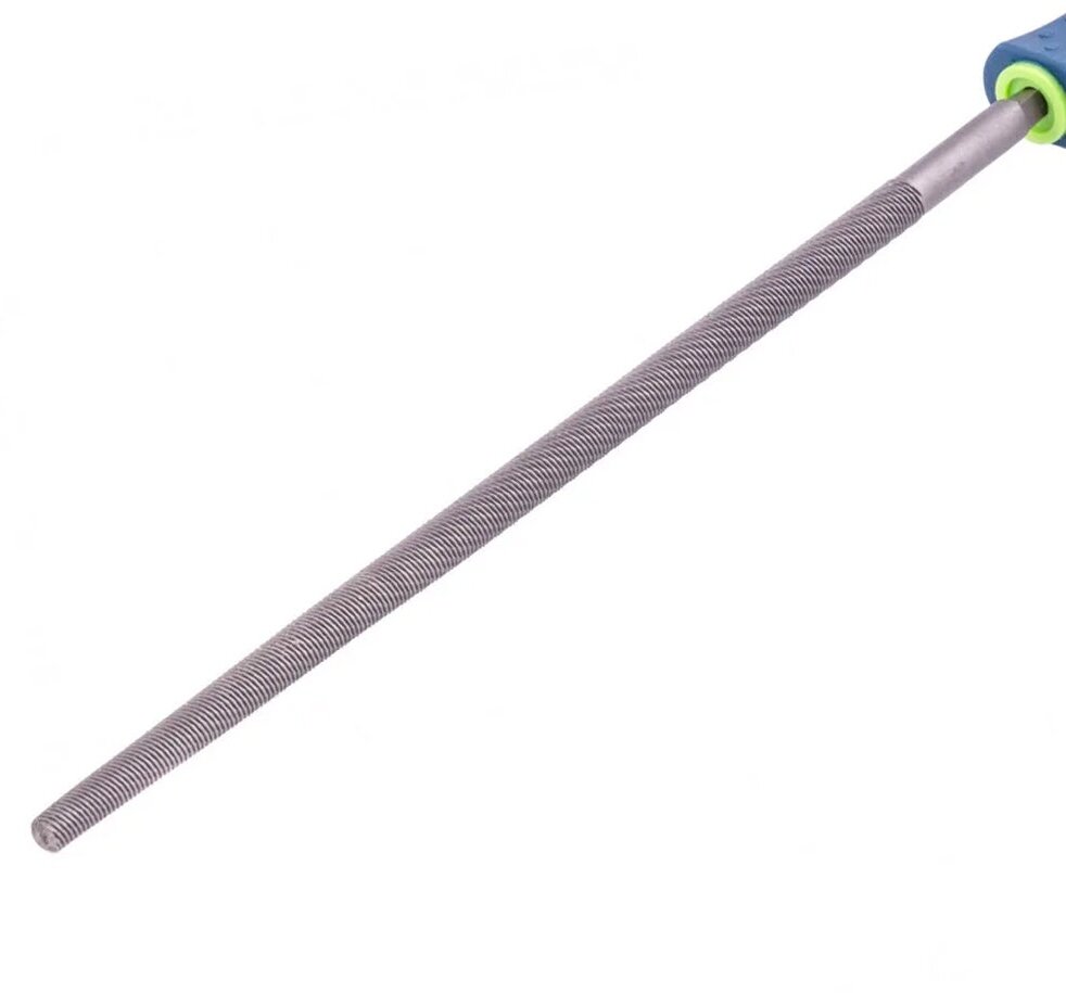 Напильник Сибртех 16030 (длина 250 мм, трехгранная форма, двухкомпонентный материал ручки) - фото №7