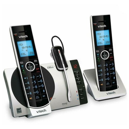 Радиотелефон VTech DS6771-3 DECT 6.0, 2 трубки + гарнитура ТЕХ упак.