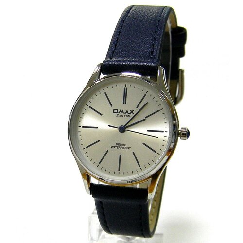 фото Наручные часы omax, серебряный, синий