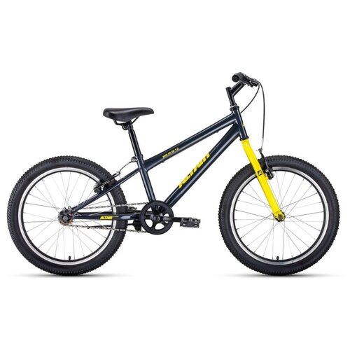 фото Велосипед 20' altair mtb ht 20 1.0 1 ск 19-20 г, 10,5' серый/желтый/rbkt01n01008