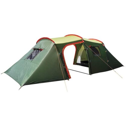 палатка кемпинговая четырёхместная premier borneo 4 зелeный Палатка кемпинговая четырёхместная MirCamping 1007, зелeный