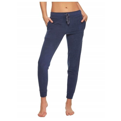 фото Брюки paramour, на завязках, стрейч, размер s, черный