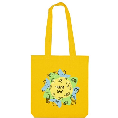 фото Сумка шоппер us basic, желтый