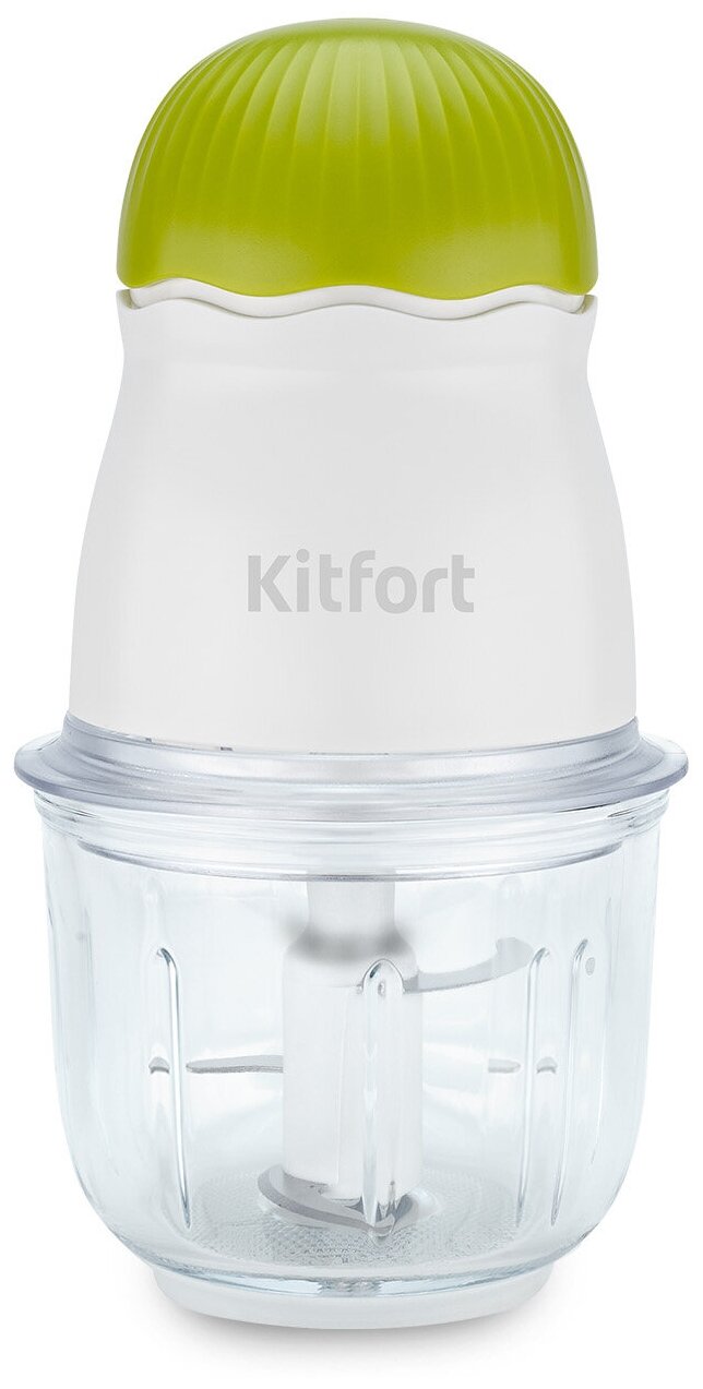 Измельчитель Kitfort КТ-3064-2 бело-салатовый .