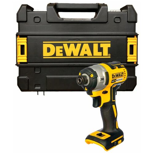 Аккумуляторный импульсный шуруповерт DEWALT DCF887NT, кейс TSTAK, 18 В, XR без аккумулятора и ЗУ импульсный шуруповерт dewalt dcf840м1