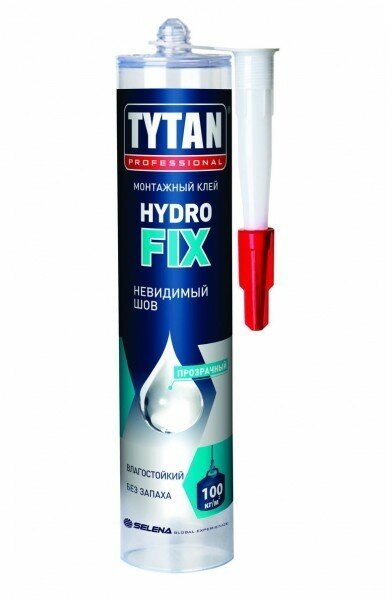 Монтажный клей Tytan HYDRO FIX (310 мл) 0.31 л картридж