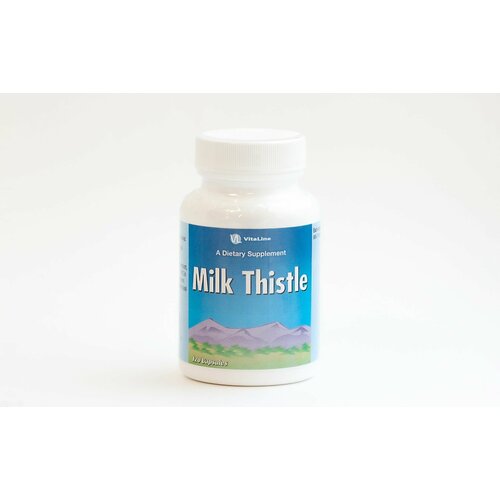 Милк Тисл, Milk Thistle, Vitaline, 182 мг