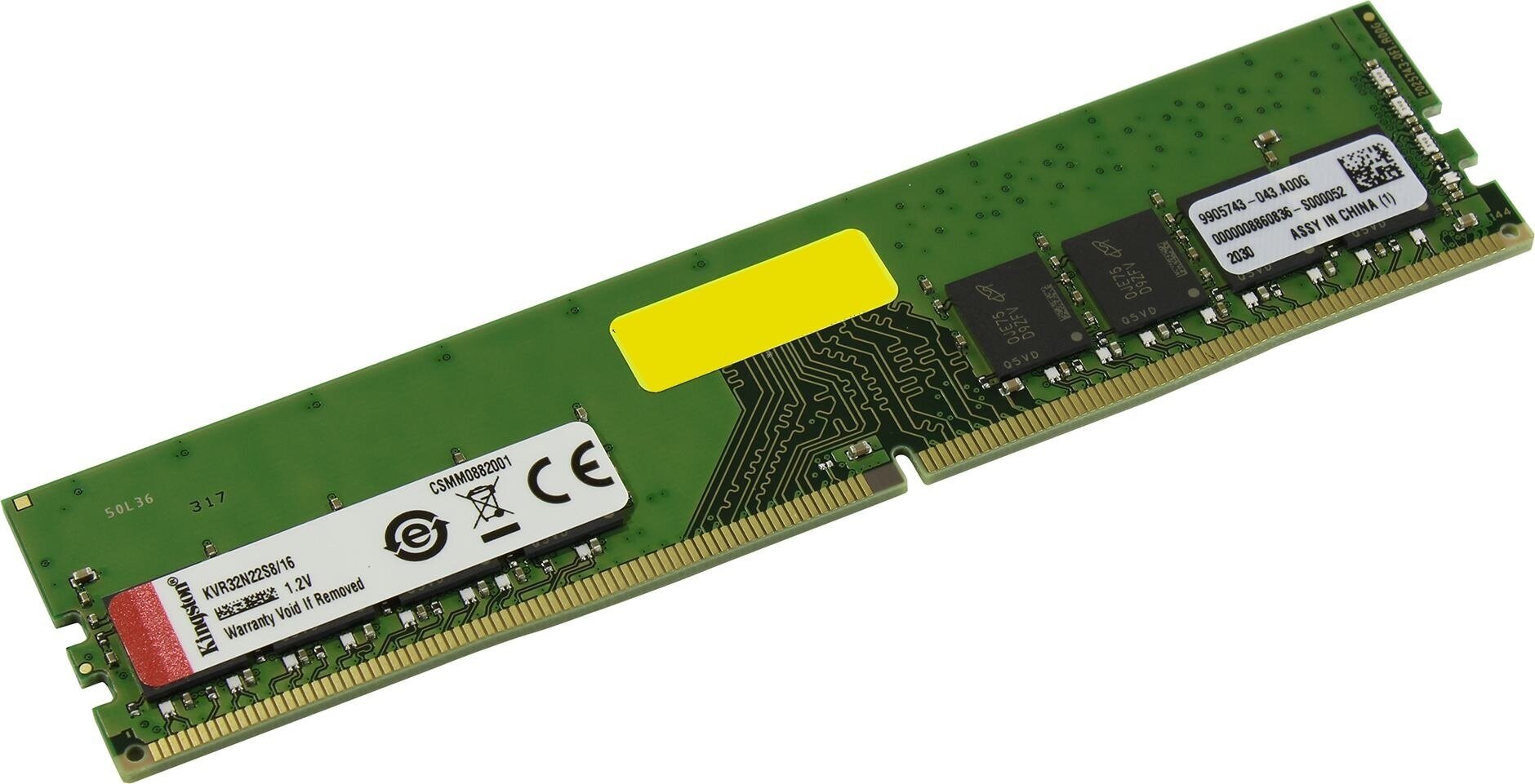 Оперативная память Kingston 16 ГБ DDR4 3200 МГц DIMM CL22 KVR32N22S8/16 - фотография № 16