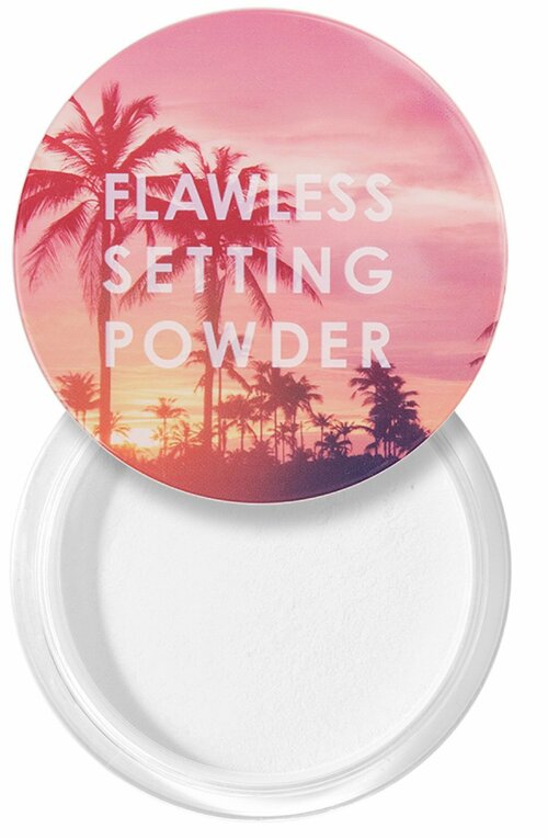 FOCALLURE Пудра для лица рассыпчатая Filtered Light Setting Powder тон 01 прозрачный, 8,5 г