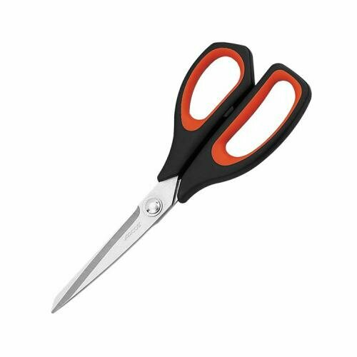 Ножницы кухонные "Прошеф", сталь нерж, полипроп, длина 240/95, ширина 25мм, черный, красный