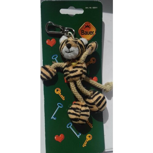 фото Мягкая игрушка брелок тигр 12 см bauer