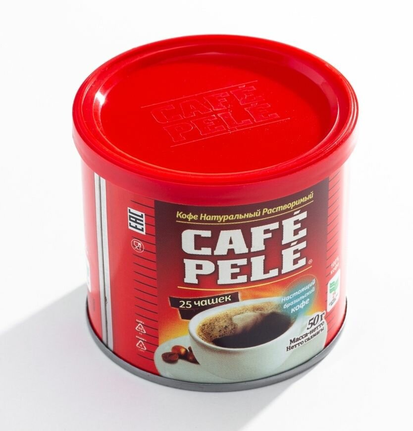 Кофе растворимый Pele порошкообразный, 50 г/пеле
