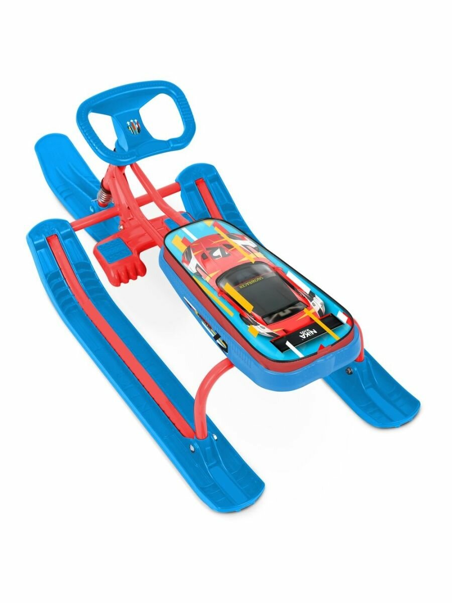 Снегокат Ника "Тимка спорт 1+", Nika kids sportcar красный каркас (ТС1+/SC)