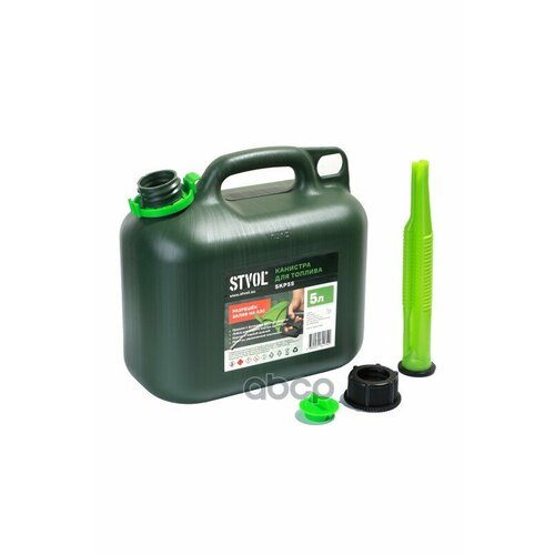 Канистра Пластик 5 Л Красная С Мерной Шкалой Stvol STVOL арт SKP5S 889₽