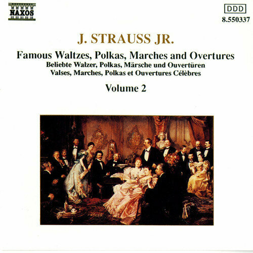 Strauss II-Waltzes Polkas Marches And Overtures 2*pizzicato polka die fiedermaus - < Naxos CD Deu (Компакт-диск 1шт) издательство музыка штраус и прекрасный май вальсы