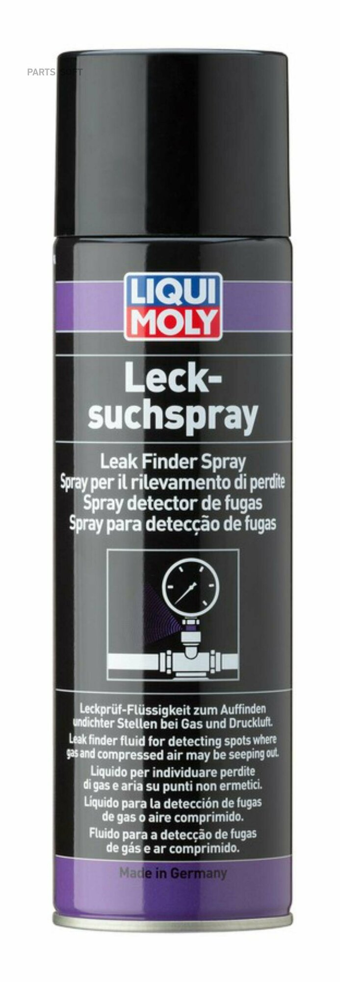 LIQUI MOLY 3350 3350 LiquiMoly Ср-во д/поиска мест утечек воздуха в сист. Leck-Such-Spray(0,4л)