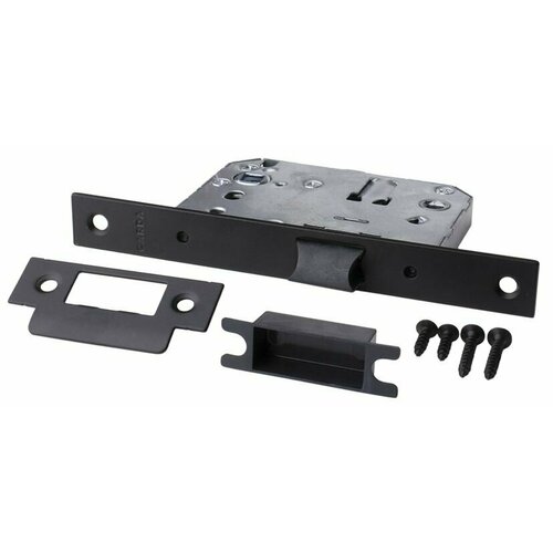 Защелка дверная сантехническая CARDA 201А черная