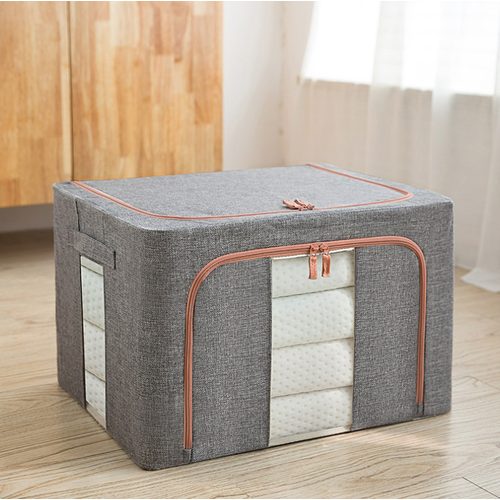 Кофр жесткий с металлическим каркасом Объем 22 литров Серый 872₽