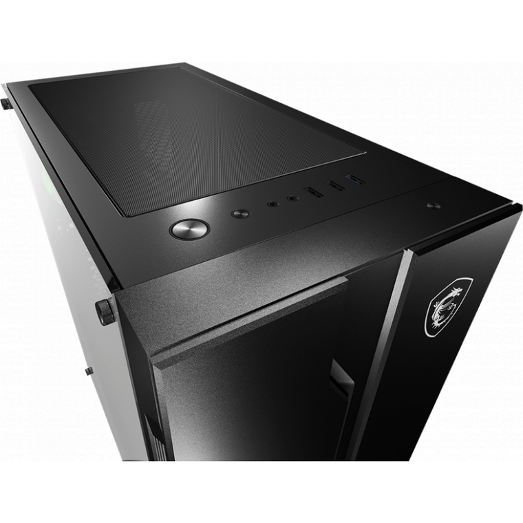 Корпус ATX MSI черный, без БП, с окном, USB 3.2, 2*USB 2.0, audio - фото №19