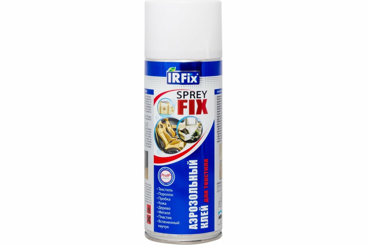 Аэрозольный клей для текстиля IRFIX "SPREY FIX" 400 мл 20252