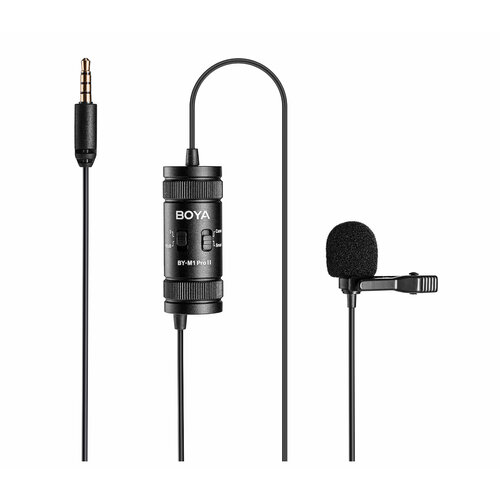 Микрофон Boya BY-M1 Pro II петличный всенаправленный 35 мм TRS TRRS 2790₽