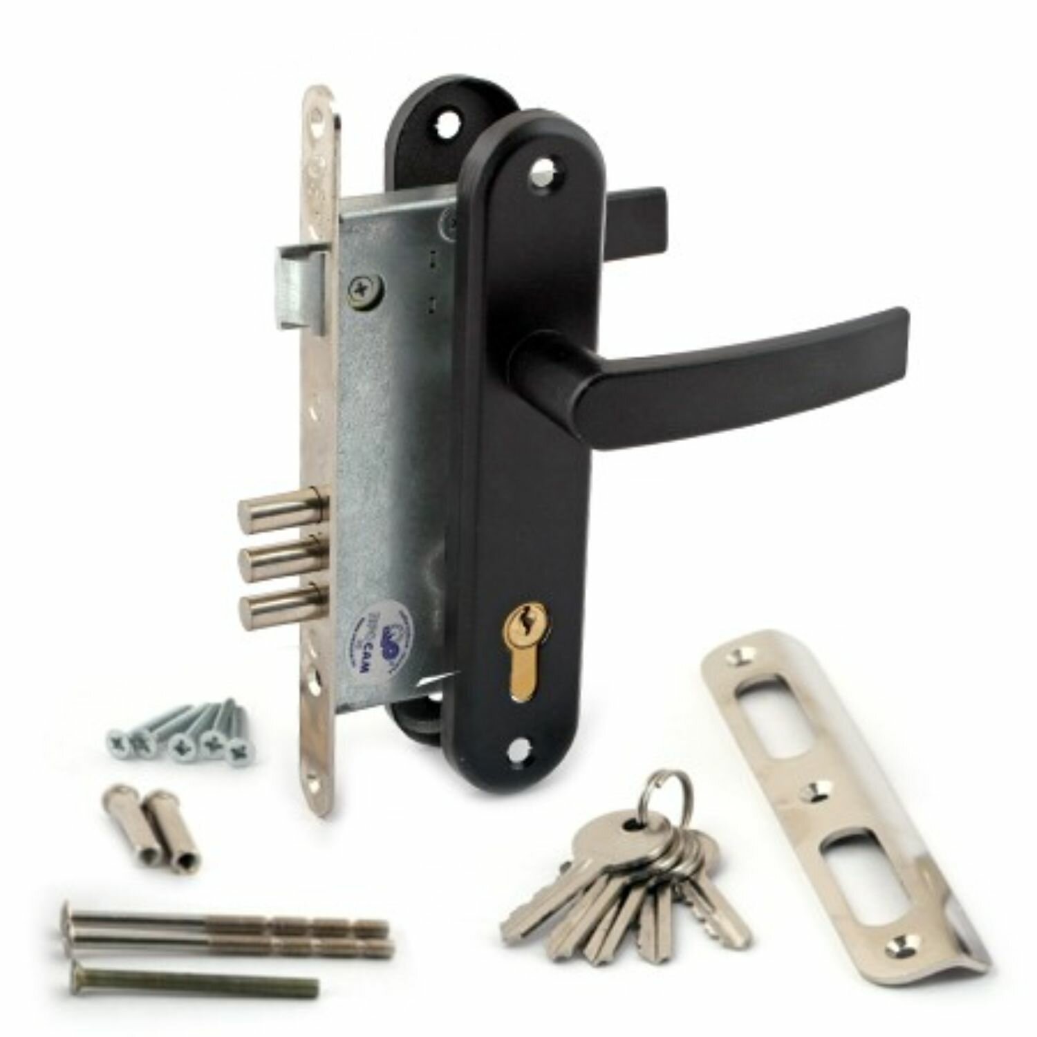 Замок врезной просам 78401-ЗВ4-3-СП-11РФ-58-010 (цвет черный)