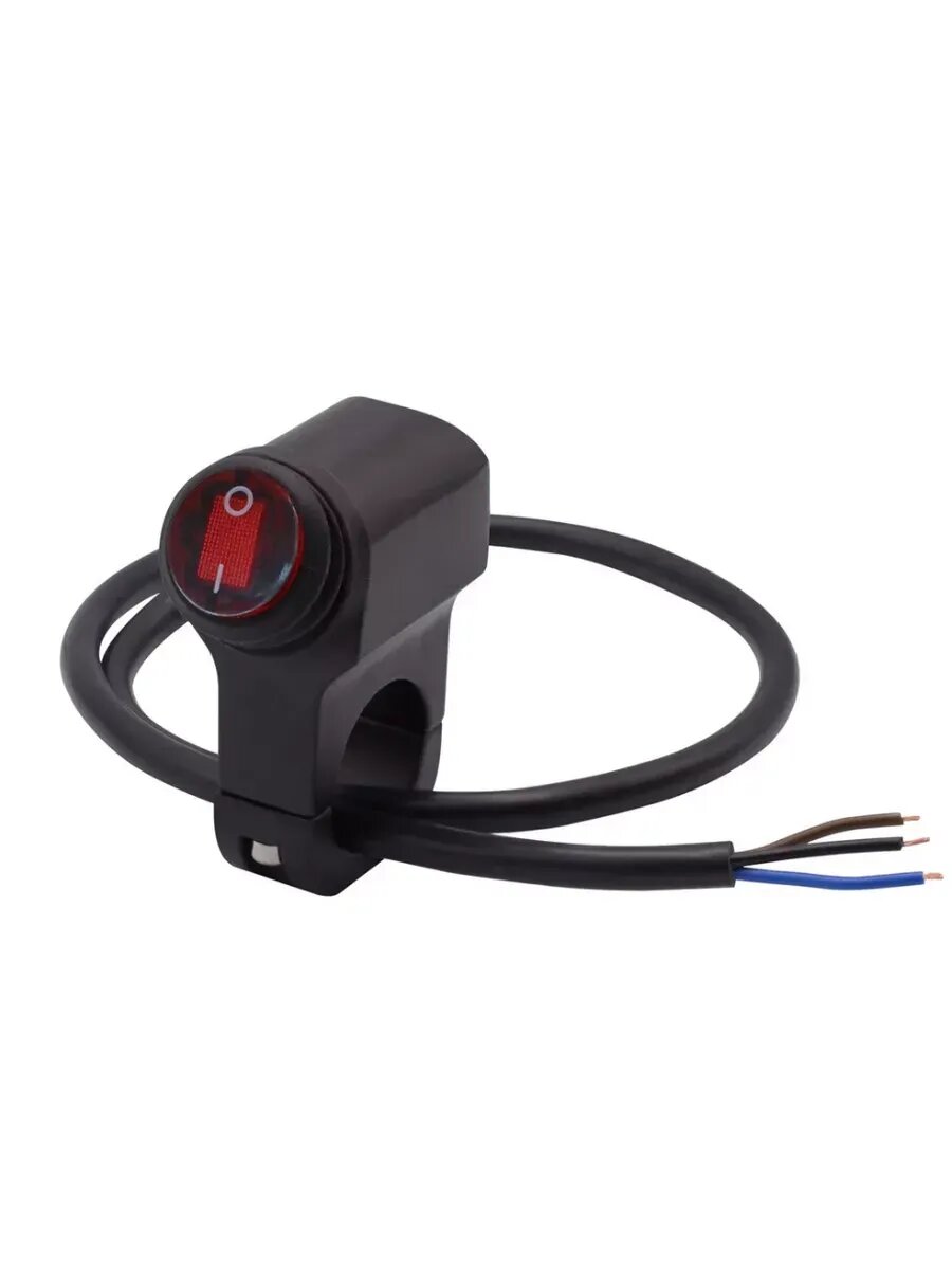 Выключатель на руль d.20-25мм для мотоцикла, скутера