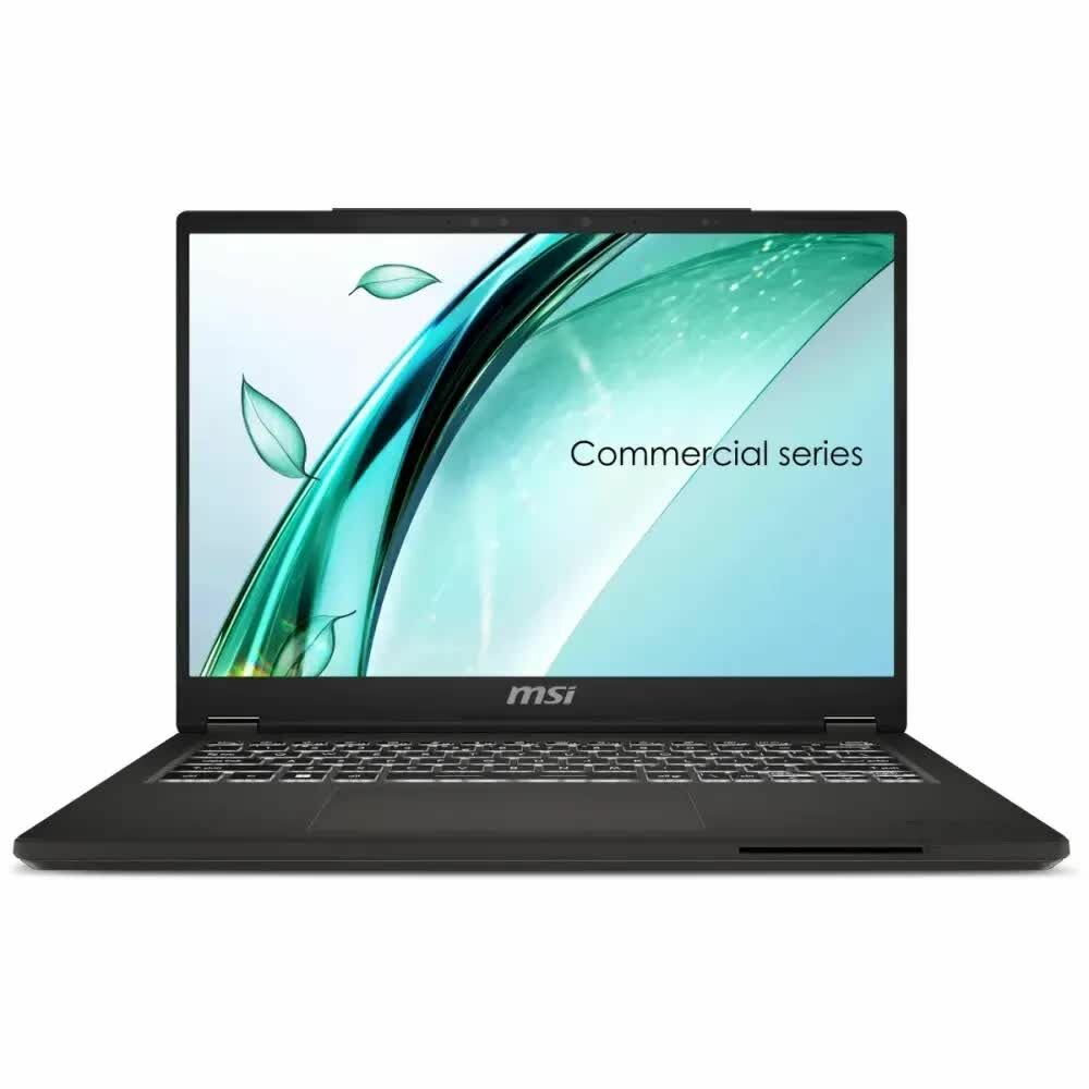 Ноутбук MSI Commercial 14 H A13MG-002US Core i5 13420H 16Gb SSD512Gb Intel Iris Xe graphics 14" IPS FHD+ (1920x1200) Windows 11 Professional Multi Language grey WiFi BT Cam (9S7-14L111-002)