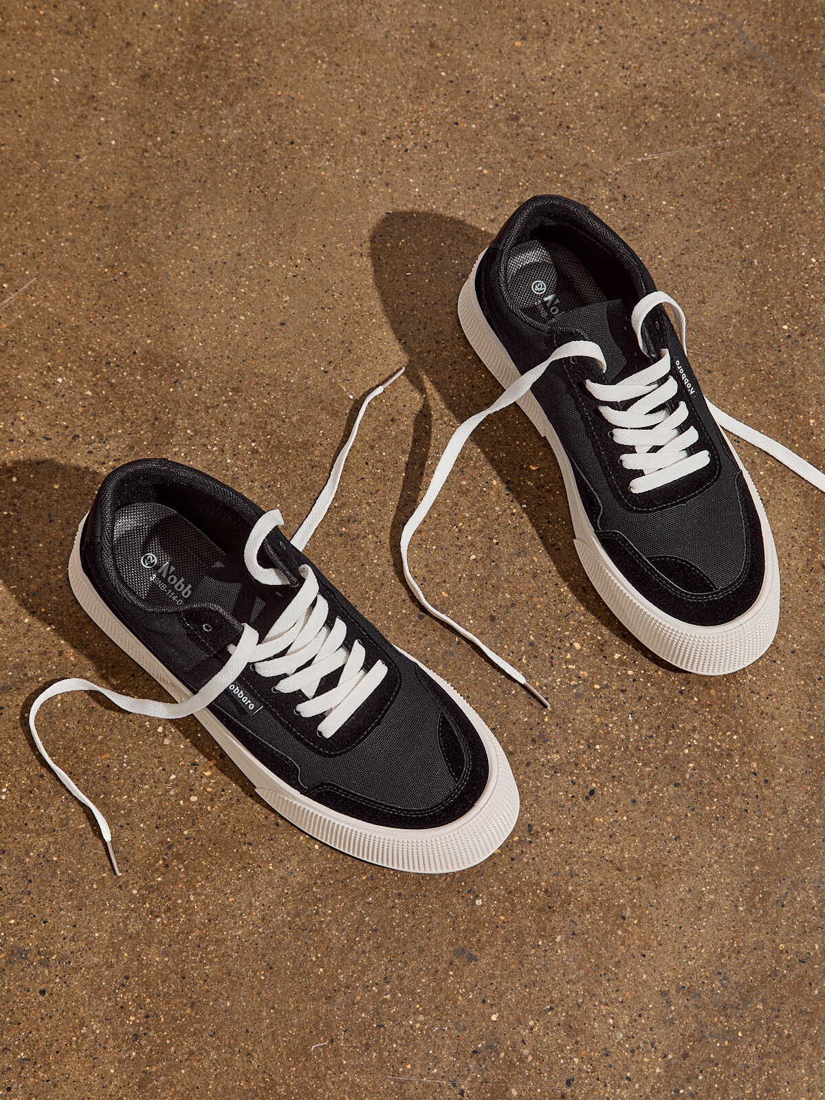 Кеды Nobbaro, полнота 7 (RU)/ на среднюю и широкую стопу, размер 40, черный — фото 1