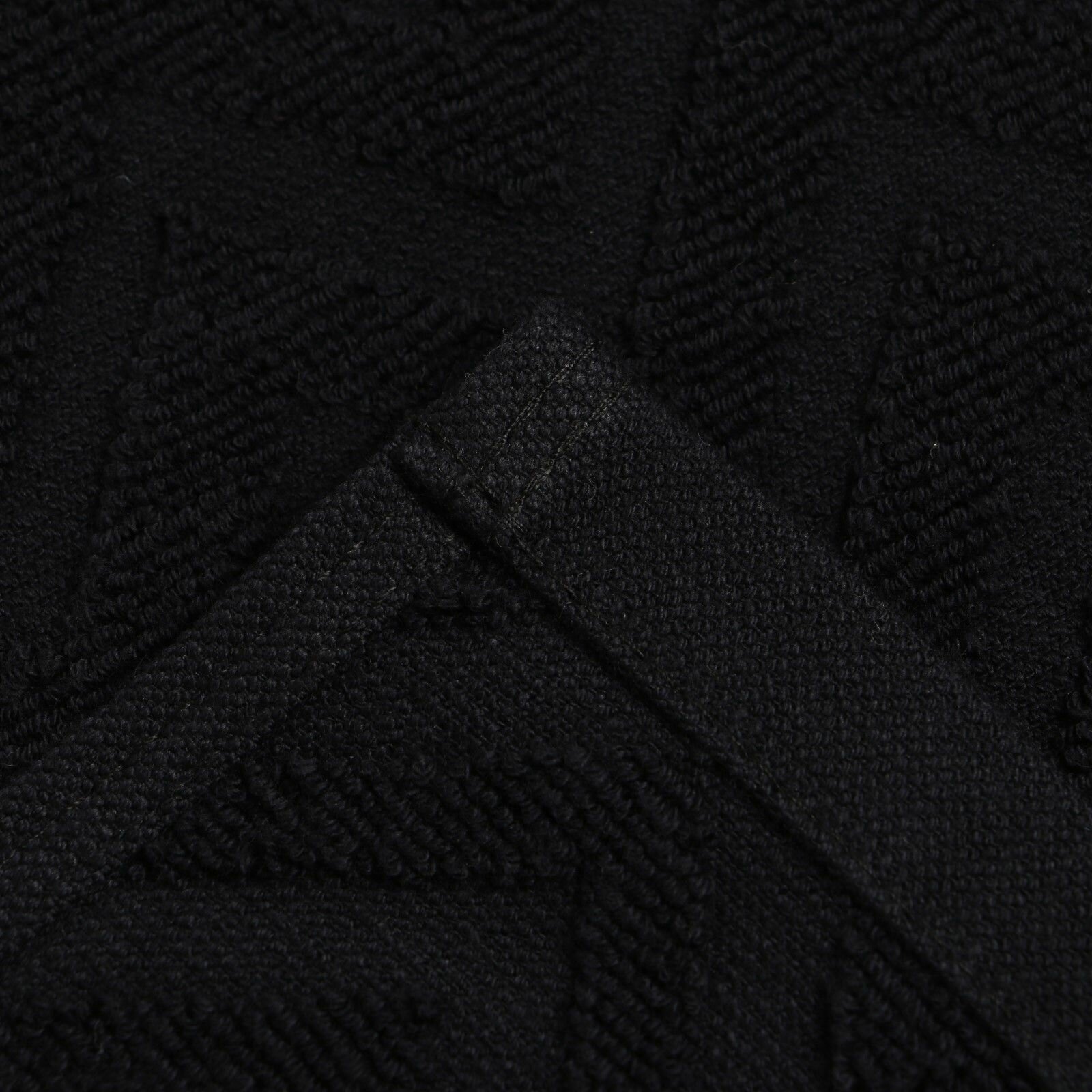 Полотенце махровое LoveLife "Zig-Zag" 50x90 см, цв. черный,100% хл, 450 гр/м2 - фотография № 4