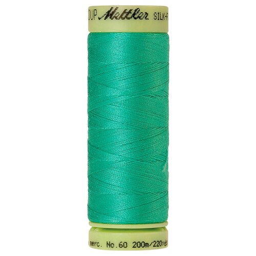 Нить для машинного квилтинга SILK-FINISH COTTON 60, 200 м 100% хлопок 0907 Bottle Green ( 9240-0907 )