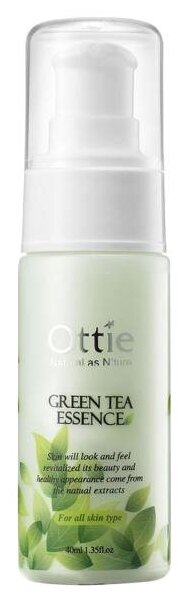 Ottie Green Tea Essence Увлажняющая эссенция для лица с экстрактом зеленого чая, 40 мл