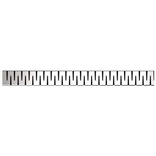 фото Решетка для душевого лотка alcaplast zip-850m нержавеющая сталь-мат