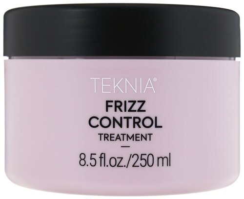 Lakme Teknia Frizz Control Treatment Дисциплинирующая маска для непослушных или вьющихся волос, 250 г, 250 мл, банка