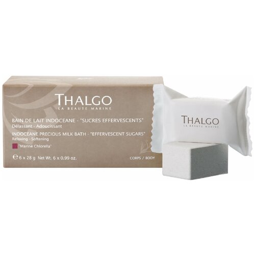 Шипучий сахарный порошок для ванны Thalgo Indoceane Precious Milk Bath 168 мл