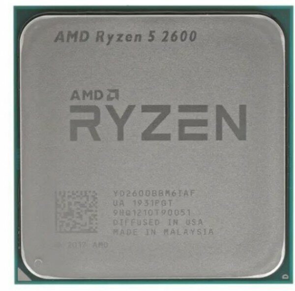 Процессор AMD RYZEN 5 2600 OEM (Socket AM4. 6-ядерный. 3400 МГц. Turbo: 3900 МГц. Pinnacle Ridge. Кэ