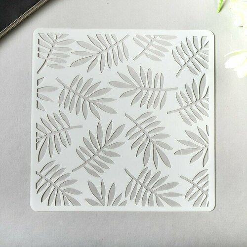 Трафарет для творчества 13х13 см Цветочно-растительная Пластик 696₽